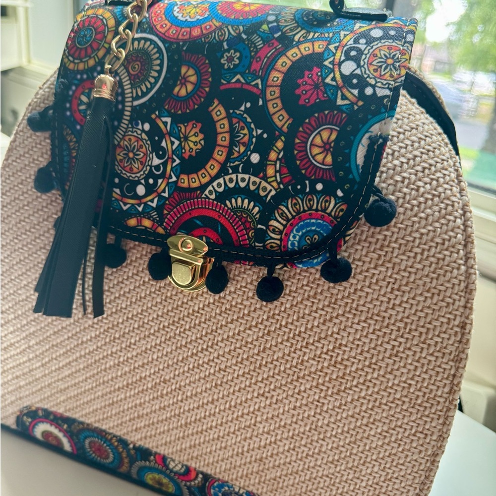 Colorful Patterned Women's Bag